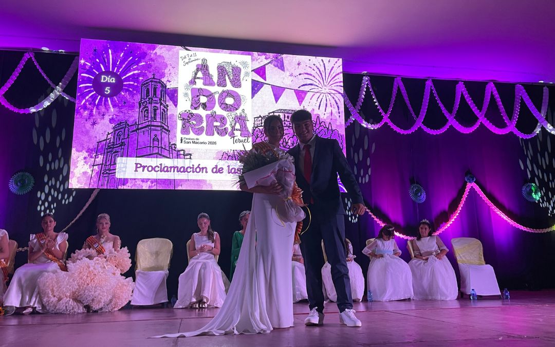 Presentación reinas fiestas Andorra 2026./ S.F.