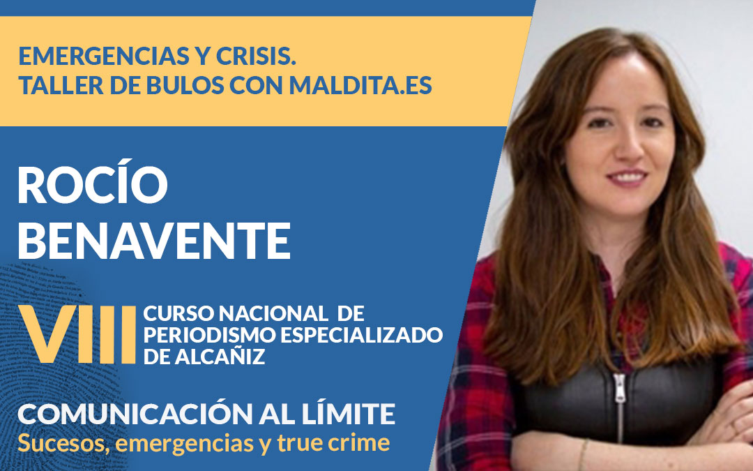 Rocío Benavente, participante VIII Curso Nacional de Periodismo Especializado de Alcañiz./ L.C.