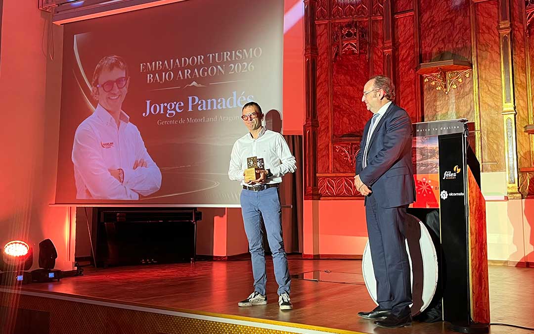 Jorge Panadés, Embajador de Turismo del Bajo Aragón 2026 / C. O.