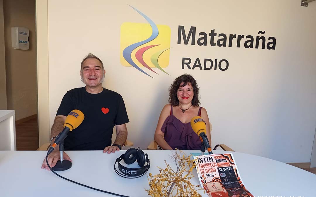 Jacobo Julio y Sonia Bel, visitan nuestros estudios./M.J. Salvador