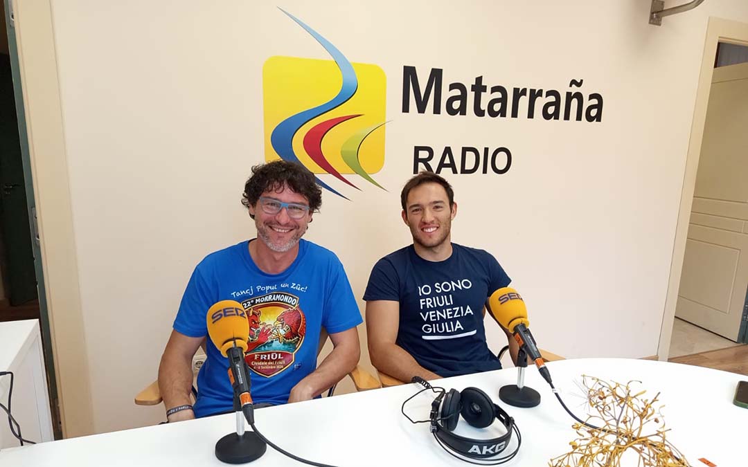 Manuel Bel y Óscar Albesa, participantes del Campeonato "Morramondo" visitan nuestro estudio ./M.J. Salvador