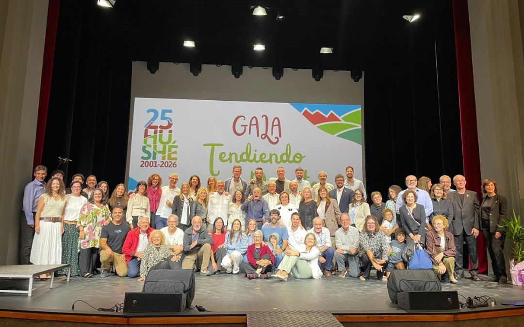 Foto de familia en la gala del 25 aniversario de la Fundación./ S.F.
