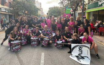 Cerca de 300 participantes llenan Alcañiz de ritmo en el encuentro de batucadas