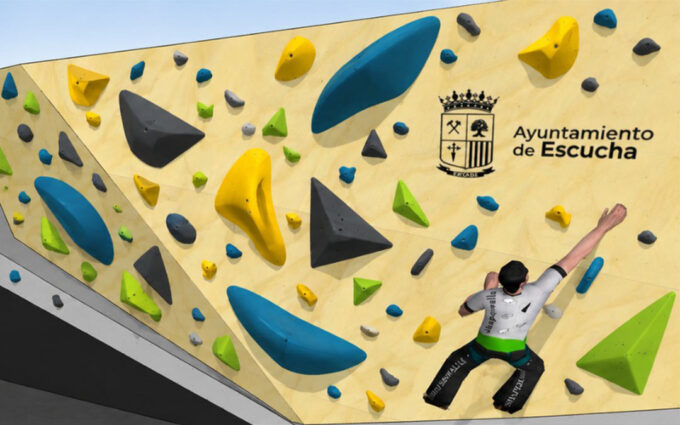 Escucha tendrá un rocódromo de cuatro metros de altura para practicar escalada todo el año