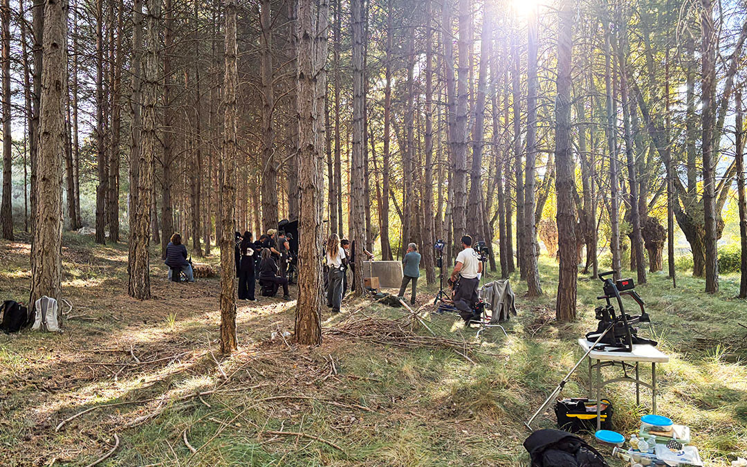 Rojade de la pelicula The Possessed en el bosque de Aliaga / Studio Ruba, Distinto Films