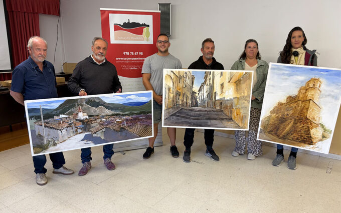 Montalbán recupera el Certamen de Pintura Rápida de Cuencas Mineras tras varios años sin celebrarse