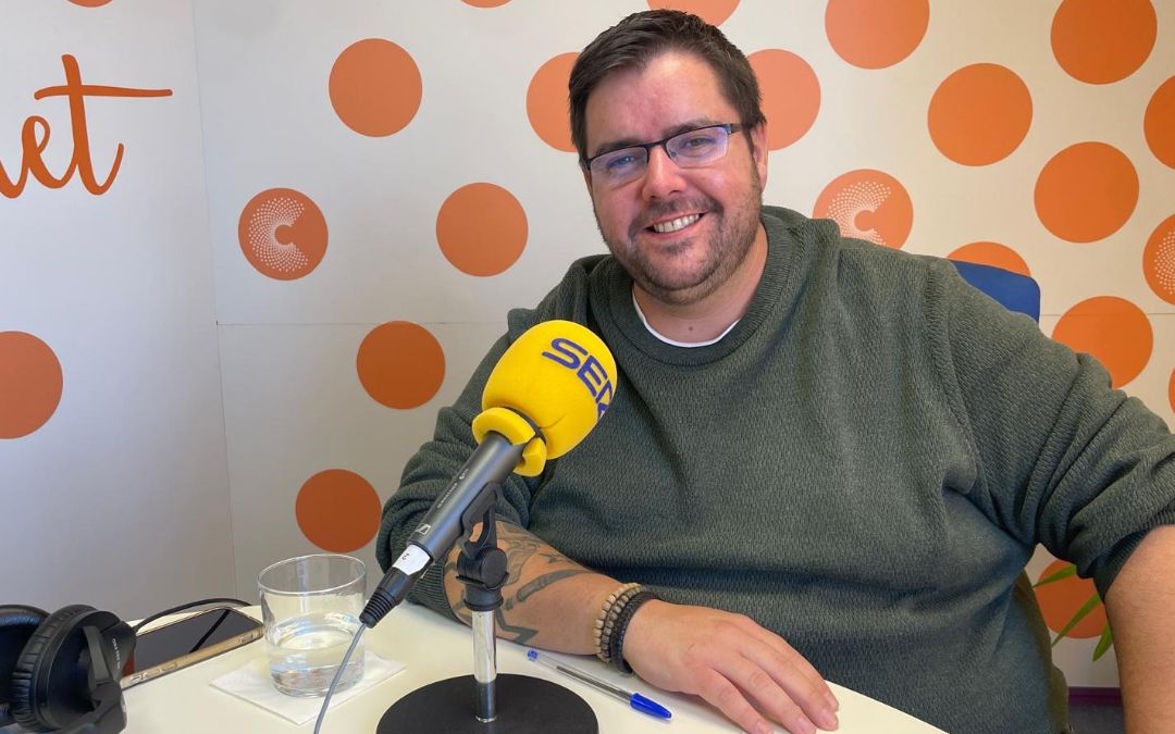 Alberto Carmona, vicepresidente Comarca Bajo Aragón, en Radio La Comarca./ S.F.