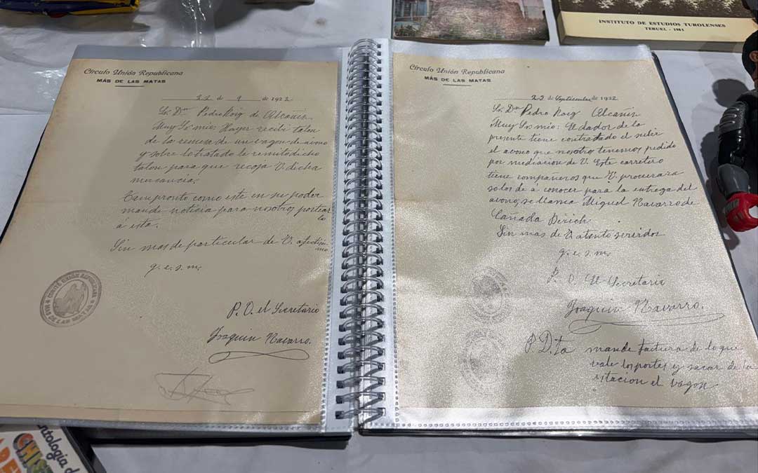 Documento del Círculo Unión Republicana de Mas de Las Matas / Jesús Burgos