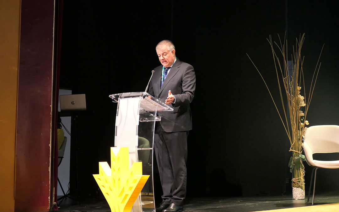 Javier Berdejo, Presidente de la Federación de Comunidades de Regantes de la Cuenca del Ebro (FEREBRO)./ M.M.R.