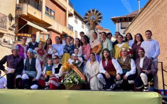 Calanda vive a lo grande el regreso de su Ofrenda de Flores a la Virgen a la plaza de España: «La patrona se merece todo»
