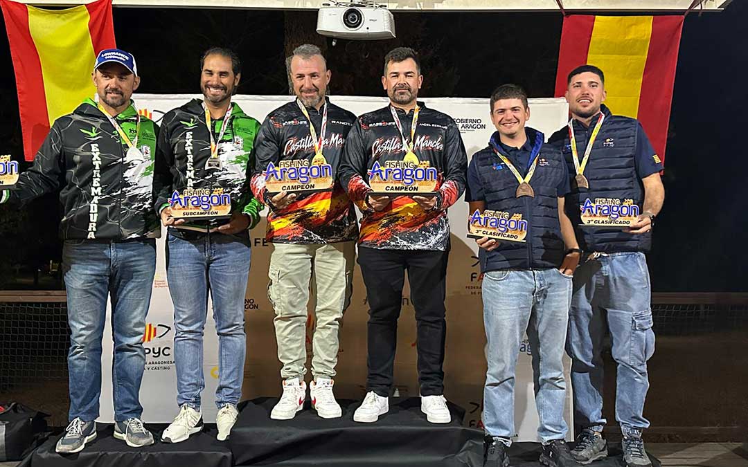 Los aragoneses Óscar González y Agustín Pintado en la clasificación individual / Cedida