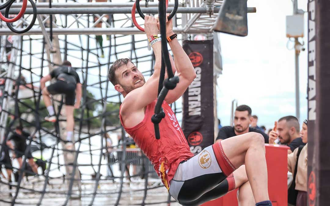 El deportista local de Albalate de Arzobispo durante la competición en Croacia / Cedida