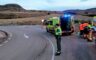Herido grave un motorista tras salirse de la vía y chocar contra un guardarrail en Ejulve