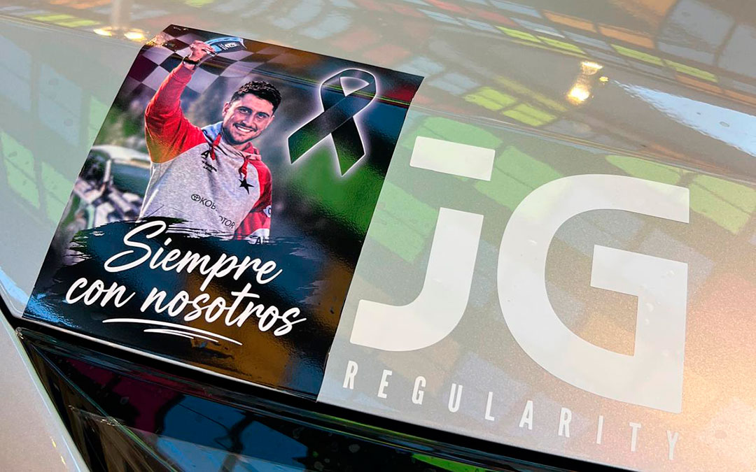 Jorge Garcés también estuvo a bordo del coche que les hizo vencer./ Cedida