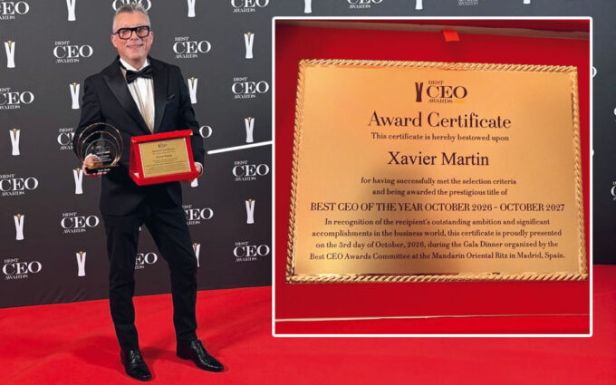 Xavier Martín, director del Hotel Palacio Barón de Andilla de Valdealgorfa, premiado en los Best CEO Awards 2026: «Es un reconocimiento para todos»