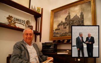 El samperino Alejandro Abadía lleva Aragón a lo más alto al ganar la Clase Maestra en Historia Postal, máximo galardón de la filatelia española