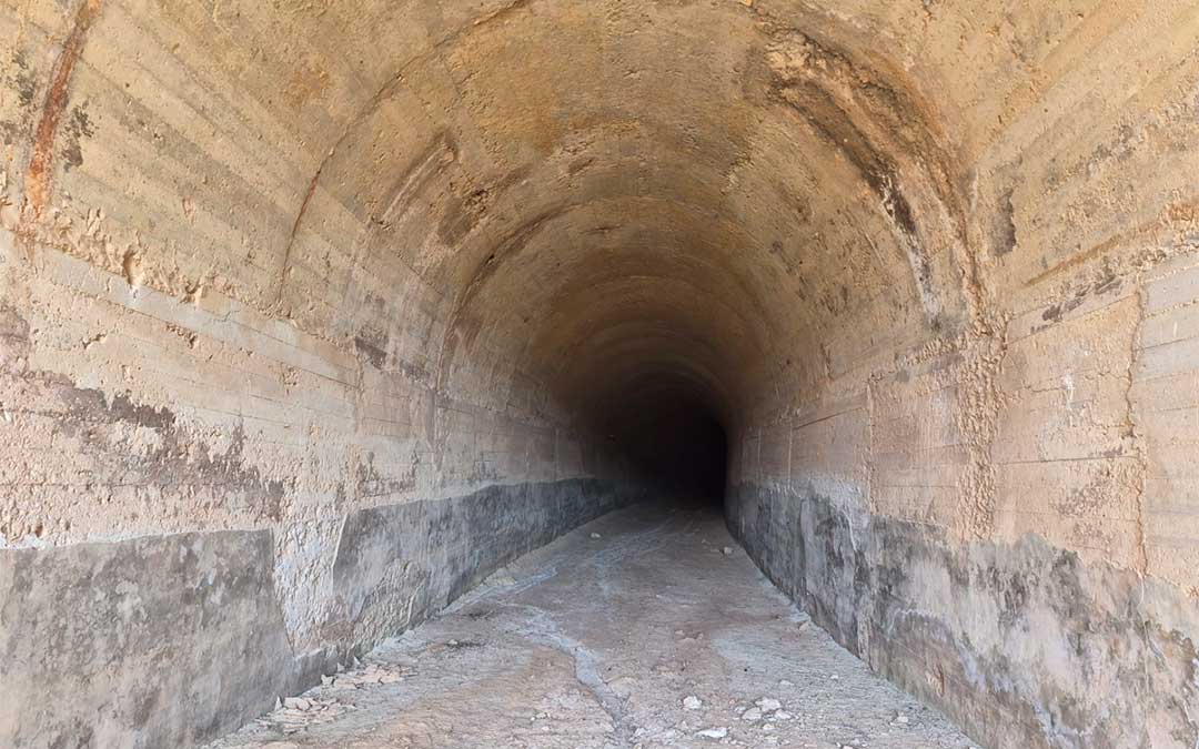 Túnel Valdeconejos en la actualidad./ S.A.