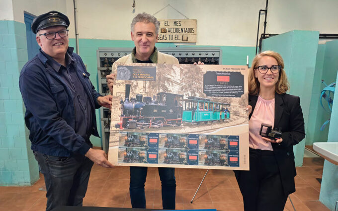 Correos homenajea con un sello al histórico tren de Utrillas: «Queremos preservar y difundir su memoria»