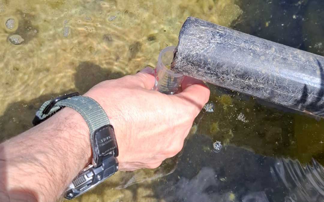 Recogida de muestra en una fuente / CITAte