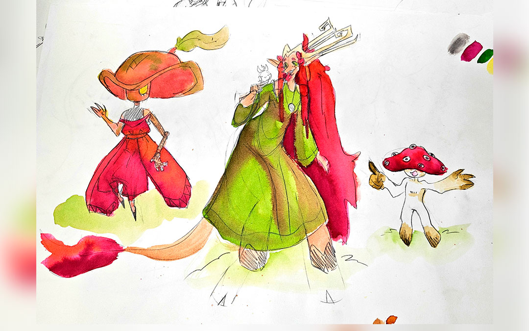 Creación de personajes, proceso. / Esther Pons