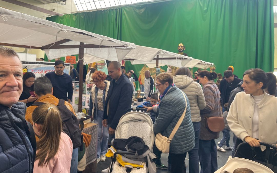 Al principio de la mañana ha habido una gran afluencia en el pabellón./ S.F.