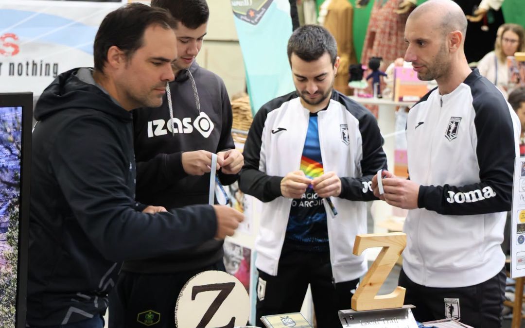 El Club Trail Zoquetes también ha estado presente en la feria./ Ayto. Alcorisa