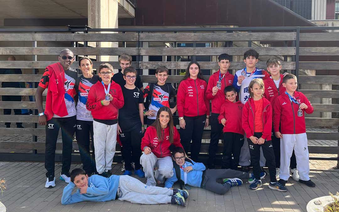 La comitiva del Cabral Team al completo en su viaje a Villarreal / Cabral Team
