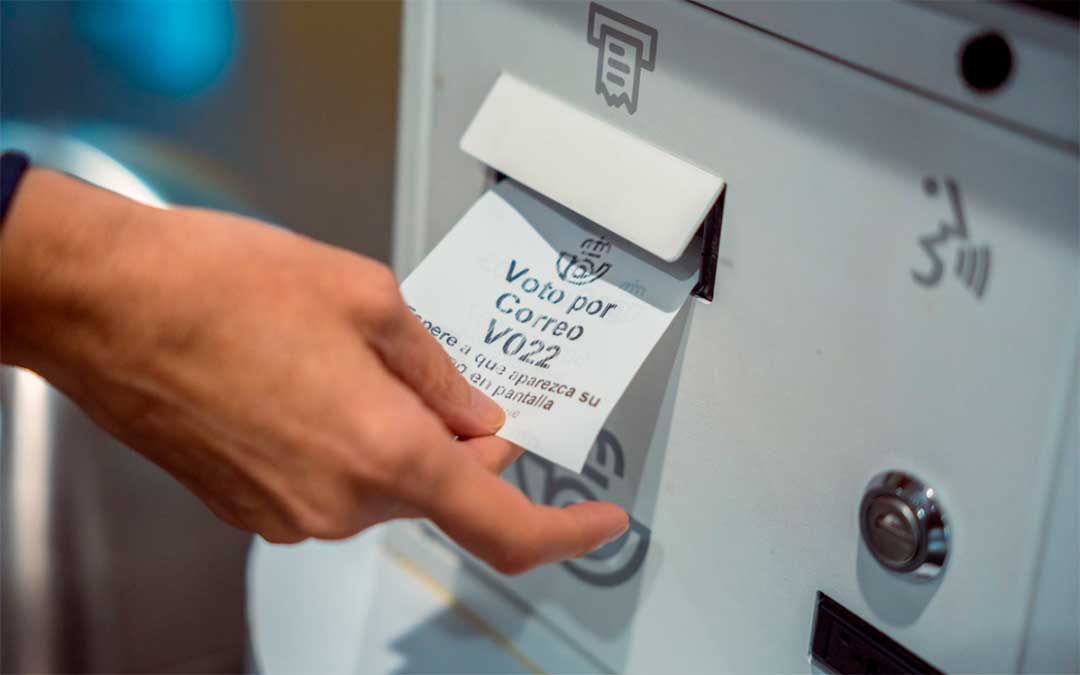 Imagen de archivo de una solicitud de voto por correo. / L.C.